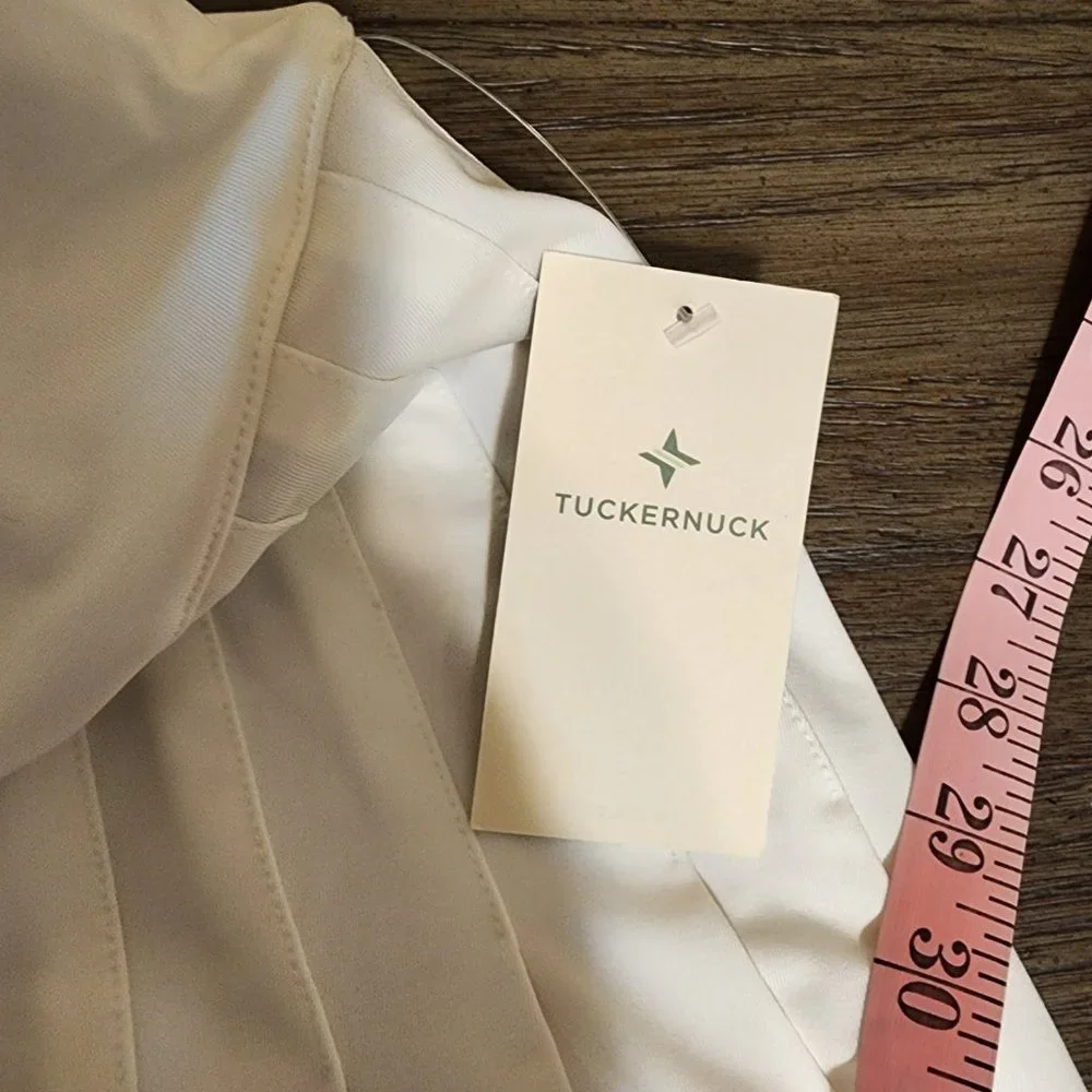 Tuckernuck White and Fresh Buds Tennis Skirt NWT White Small - Picture 6 of 9